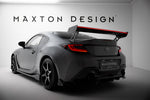 Maxton Carbon Division - Carbon Heckspoiler Heckflügel Standfuß Außen + LED passend für Toyota GR86 / Subaru BRZ Mk2