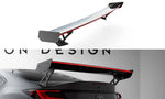 Maxton Carbon Division - Carbon Heckspoiler Heckflügel Standfuß Außen + LED passend für Toyota GR86 / Subaru BRZ Mk2