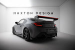 Maxton Carbon Division - Carbon Heckspoiler Heckflügel Standfuß Außen + LED passend für Toyota GR86 / Subaru BRZ Mk2