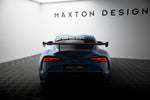 Maxton Carbon Division - Carbon Heckspoiler Heckflügel Standfuß Außen + LED passend für Toyota Supra Mk5