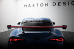 Maxton Carbon Division - Carbon Heckspoiler Heckflügel Standfuß Außen + LED passend für Toyota Supra Mk5