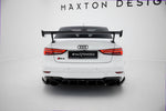 Maxton Carbon Division - Carbon Heckspoiler Heckflügel Standfuß Außen passend für Audi A3 / A3 S-Line / S3 / RS3 Limousine 8V / 8V FL