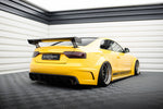 Maxton Carbon Division - Carbon Heckspoiler Heckflügel Standfuß Außen passend für Audi A5 Coupe 8T