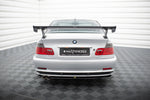 Maxton Carbon Division - Carbon Heckspoiler Heckflügel Standfuß Außen passend für BMW 3er Coupe E46