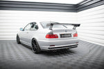 Maxton Carbon Division - Carbon Heckspoiler Heckflügel Standfuß Außen passend für BMW 3er Coupe E46