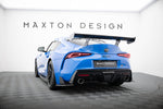 Maxton Carbon Division - Carbon Heckspoiler Heckflügel Standfuß Außen passend für Toyota Supra Mk5