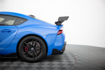 Maxton Carbon Division - Carbon Heckspoiler Heckflügel Standfuß Außen passend für Toyota Supra Mk5