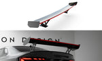 Maxton Carbon Division - Carbon Heckspoiler Heckflügel Standfuß Außen V.1 + LED passend für Audi A5 / A5 S-Line / S5 / RS5 Coupe F5 / F5 FL