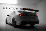 Maxton Carbon Division - Carbon Heckspoiler Heckflügel Standfuß Außen V.1 + LED passend für Audi A5 / A5 S-Line / S5 / RS5 Coupe F5 / F5 FL