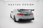 Maxton Carbon Division - Carbon Heckspoiler Heckflügel Standfuß Außen V.1 passend für Audi A5 / A5 S-Line / S5 / RS5 Coupe F5 / F5 FL