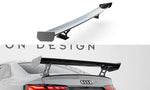 Maxton Carbon Division - Carbon Heckspoiler Heckflügel Standfuß Außen V.2 passend für Audi A5 / A5 S-Line / S5 / RS5 Coupe F5 / F5 FL