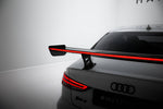 Maxton Carbon Division - Carbon Heckspoiler Heckflügel Standfuß Innen + LED passend für Audi A3 / A3 S-Line / S3 / RS3 Limousine 8V / 8V FL