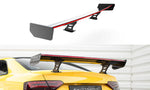 Maxton Carbon Division - Carbon Heckspoiler Heckflügel Standfuß Innen + LED passend für Audi A5 Coupe 8T