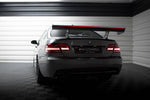 Maxton Carbon Division - Carbon Heckspoiler Heckflügel Standfuß Innen + LED passend für BMW 3er / M3 Coupe E92
