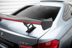 Maxton Carbon Division - Carbon Heckspoiler Heckflügel Standfuß Innen + LED passend für BMW 4er F32 / 4 F32 M-Paket Coupe