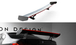 Maxton Carbon Division - Carbon Heckspoiler Heckflügel Standfuß Innen + LED passend für BMW 5er / M5 Limousine G30 / F90