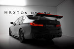 Maxton Carbon Division - Carbon Heckspoiler Heckflügel Standfuß Innen + LED passend für BMW 5er / M5 Limousine G30 / F90
