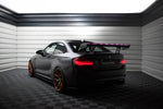 Maxton Carbon Division - Carbon Heckspoiler Heckflügel Standfuß Innen + LED passend für BMW M2 F87 / 2 / 2 M-Paket F22