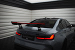 Maxton Carbon Division - Carbon Heckspoiler Heckflügel Standfuß Innen + LED passend für BMW M3 G80 / M340i G20 / 3 M-Paket G20 / 3 Standard G20