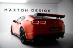 Maxton Carbon Division - Carbon Heckspoiler Heckflügel Standfuß Innen + LED passend für Chevrolet Camaro SS Mk6 FL