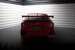 Maxton Carbon Division - Carbon Heckspoiler Heckflügel Standfuß Innen + LED passend für Honda Civic SI Mk10