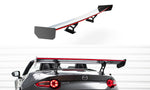 Maxton Carbon Division - Carbon Heckspoiler Heckflügel Standfuß Innen + LED passend für Mazda MX-5 ND (Mk4)