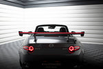 Maxton Carbon Division - Carbon Heckspoiler Heckflügel Standfuß Innen + LED passend für Mazda MX-5 ND (Mk4)