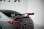 Maxton Carbon Division - Carbon Heckspoiler Heckflügel Standfuß Innen + LED passend für Mercedes CLA Coupe C118 / C118 FL