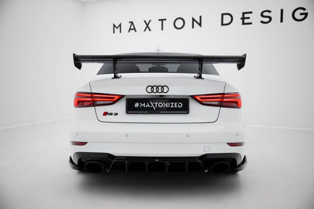 Maxton Carbon Division - Carbon Heckspoiler Heckflügel Standfuß Innen passend für Audi A3 / A3 S-Line / S3 / RS3 Limousine 8V / 8V FL
