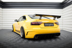 Maxton Carbon Division - Carbon Heckspoiler Heckflügel Standfuß Innen passend für Audi A5 Coupe 8T