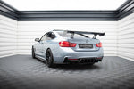 Maxton Carbon Division - Carbon Heckspoiler Heckflügel Standfuß Innen passend für BMW 4er F32 / 4 F32 M-Paket Coupe