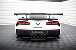 Maxton Carbon Division - Carbon Heckspoiler Heckflügel Standfuß Innen passend für Chevrolet Corvette Stingray / Grand Sport C7