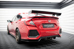 Maxton Carbon Division - Carbon Heckspoiler Heckflügel Standfuß Innen passend für Honda Civic SI Mk10