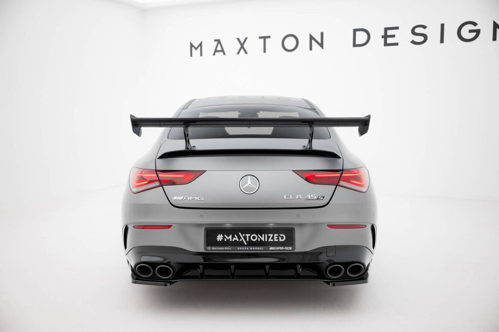Maxton Carbon Division - Carbon Heckspoiler Heckflügel Standfuß Innen passend für Mercedes CLA Coupe C118 / C118 FL