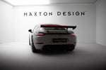 Maxton Carbon Division - Carbon Heckspoiler Heckflügel Standfuß Innen V.1 + LED passend für Porsche 718 Cayman 982c