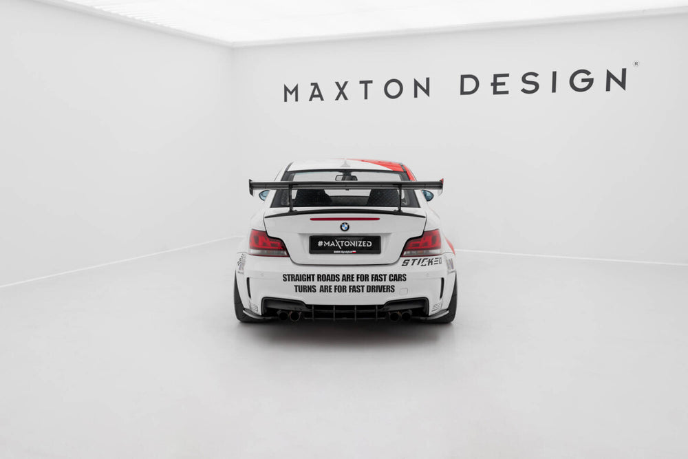 Maxton Carbon Division - Carbon Heckspoiler Heckflügel Standfuß Innen V.1 passend für BMW 1er M E82