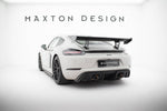 Maxton Carbon Division - Carbon Heckspoiler Heckflügel Standfuß Innen V.2 passend für Porsche 718 Cayman 982c