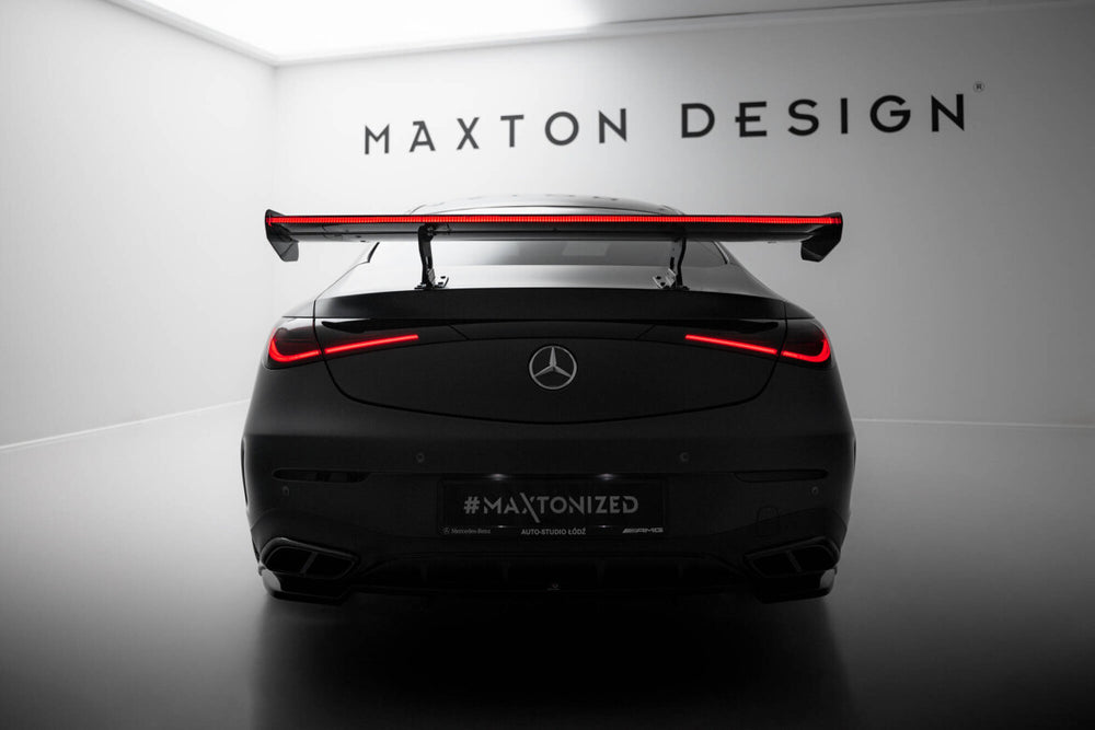 Maxton Carbon Division - Carbon Heckspoiler Heckflügel V.1 + LED passend für Mercedes-AMG CLE 53 C236