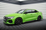 Maxton Carbon Division - Carbon Seitenschweller Ansatz (Paar) passend für Audi RS3 Limousine / Sportback 8Y