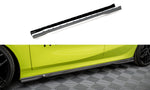 Maxton Carbon Division - Carbon Seitenschweller Ansatz (Paar) passend für BMW 1er M-Paket/ M135i / 128ti F40