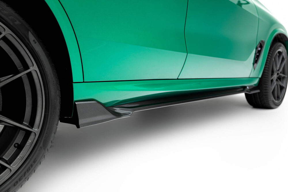 Maxton Carbon Division - Carbon Seitenschweller Ansatz (Paar) passend für BMW X5 M F95 FL