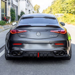 SOOQOO Heckdiffusor Carbon mit Licht passend für Mercedes CLE 53 AMG (C236)