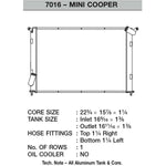 CSF Wasserkühler für Mini R50 R53 Cooper S 2002-2007