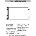 CSF Wärmetauscher Wasserkühler für VW Golf GTI und Jetta GLI 1999-2006