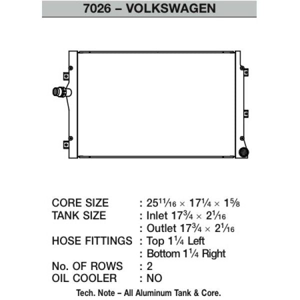 CSF Wärmetauscher Wasserkühler für VW Golf GTI und Jetta GLI 2006-2009