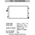 CSF Wärmetauscher Wasserkühler für VW Golf GTI und Jetta GLI 2006-2009