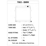 CSF Wasserkühler für BMW E30 M3
