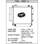 CSF Wärmetauscher Wasserkühler für Jeep Wrangler Heavy Duty 2005-2006