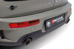 OPF-Back Sportauspuff System für Mini Cooper S F54 - RACING Cat-Back-Ersatzrohr (OPF Ersatzrohr) / Endrohr-Set, Ø 102 mm , schräg, Black Chrome (1-752519-1000-4)