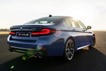 Sportauspuff-System für BMW 5 Series G30/G31 (G5L) 540i/x - Keiner / OPT GT Endrohr-Set (4-teilig), schwarz lackiert (1-088021-1000-18)